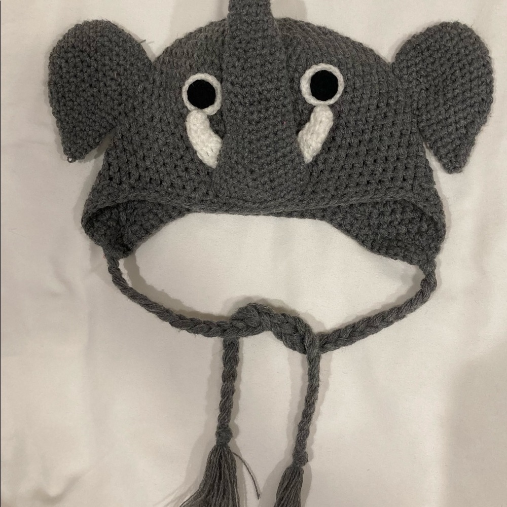 Elephant knit hat